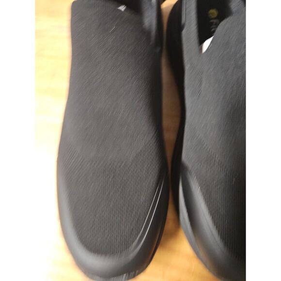 FitVille BriskWalk‎ Recovery Slip-On Wide Walking Sneakers Black Men\'s 11.5EW